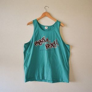 Vintage Single Stitch Myrtle Beach Screen Printed Tank 90s